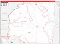 Stewart, Ga Carrier Route Wall Map
