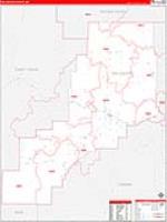 Stillwater, Mt Carrier Route Wall Map