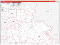 Stone, Ar Carrier Route Wall Map