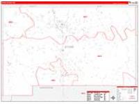 Stone, Ms Carrier Route Wall Map