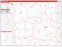 Stutsman, Nd Carrier Route Wall Map