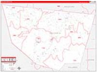 Sullivan, Pa Carrier Route Wall Map