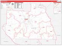 Sumter, Ga Carrier Route Wall Map