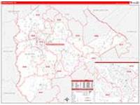 Sumter, Sc Carrier Route Wall Map