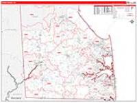 Sussex, De Carrier Route Wall Map