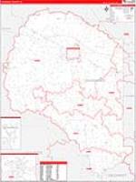 Suwannee, Fl Carrier Route Wall Map