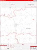 Swisher, Tx Carrier Route Wall Map