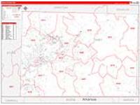 Taney, Mo Carrier Route Wall Map