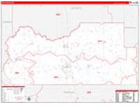 Tate, Ms Carrier Route Wall Map