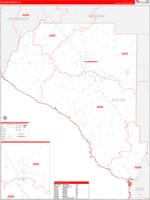 Taylor County, FL Zip Code Wall Map Basic Style by MarketMAPS - MapSales