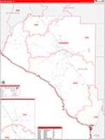 Taylor, Fl Carrier Route Wall Map