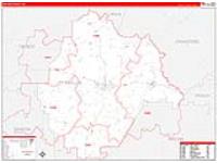 Taylor, Ga Carrier Route Wall Map