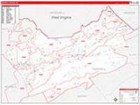 Tazewell, Va Carrier Route Wall Map