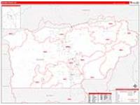 Tehama, Ca Carrier Route Wall Map