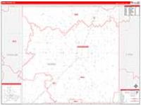 Terry, Tx Carrier Route Wall Map