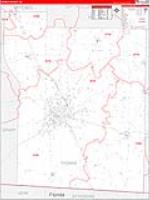 Thomas, Ga Carrier Route Wall Map