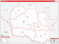 Tillman, Ok Carrier Route Wall Map