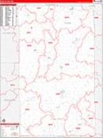 Todd, Mn Carrier Route Wall Map