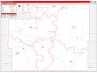 Torrance, Nm Carrier Route Wall Map