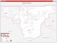 Towns, Ga Carrier Route Wall Map