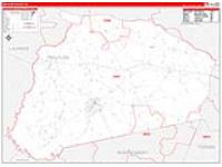 Treutlen, Ga Carrier Route Wall Map