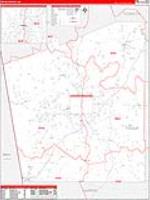 Troup, Ga Carrier Route Wall Map