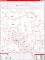Trumbull, Oh Carrier Route Wall Map