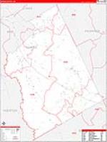 Twiggs, Ga Carrier Route Wall Map