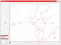 Uinta, Wy Carrier Route Wall Map
