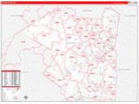 Ulster, Ny Carrier Route Wall Map
