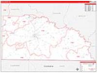Union, Ar Carrier Route Wall Map