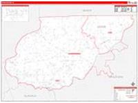 Union, Fl Carrier Route Wall Map