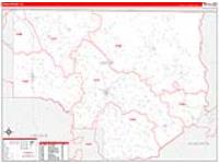 Union Parish (), La Carrier Route Wall Map