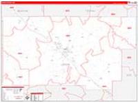 Union, Ms Carrier Route Wall Map