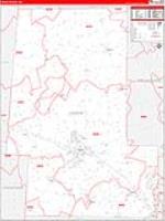 Union, Oh Carrier Route Wall Map