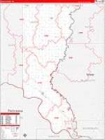 Union, Sd Carrier Route Wall Map