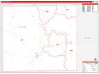 Uvalde, Tx Carrier Route Wall Map