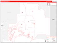 Valdez Cordova Borough (), Ak Wall Map Zip Code
