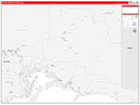 Valdez Cordova Borough (), Ak Carrier Route Wall Map