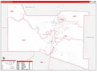 Valencia, Nm Carrier Route Wall Map