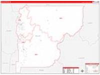 Valley, Id Carrier Route Wall Map