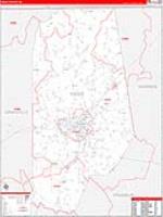 Vance, Nc Carrier Route Wall Map