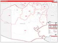 Vermilion Parish (), La Carrier Route Wall Map