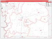 Vernon Parish (), La Carrier Route Wall Map