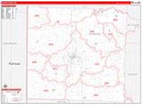 Vernon, Mo Carrier Route Wall Map