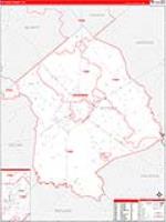 Victoria, Tx Carrier Route Wall Map