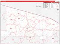Vilas, Wi Carrier Route Wall Map