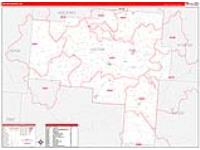 Vinton, Oh Carrier Route Wall Map