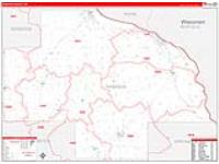 Wabasha, Mn Carrier Route Wall Map