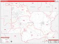 Wagoner, Ok Carrier Route Wall Map